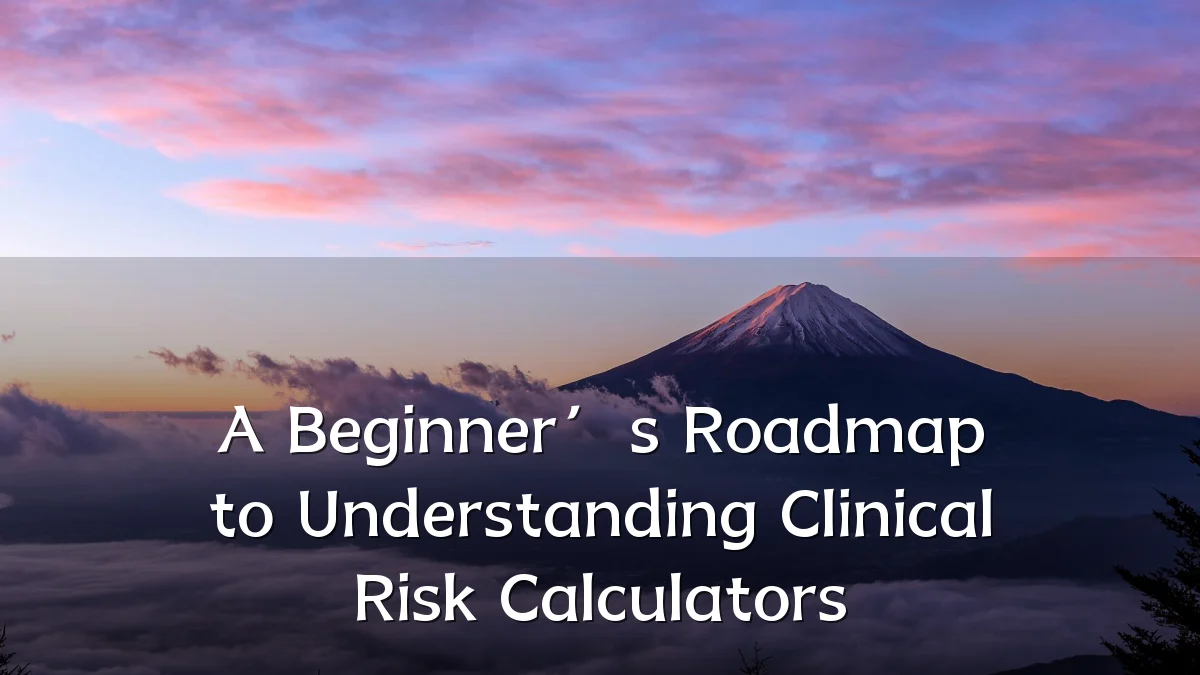 A Beginner’s Roadmap to Understanding Clinical Risk Calculators