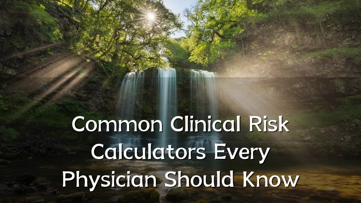 Common Clinical Risk Calculators Every Physician Should Know