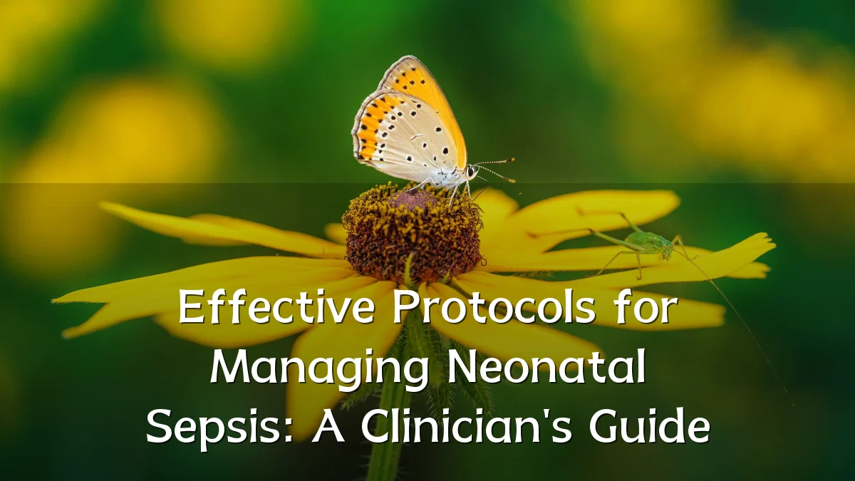 Effective Protocols for Managing Neonatal Sepsis: A Clinician's Guide