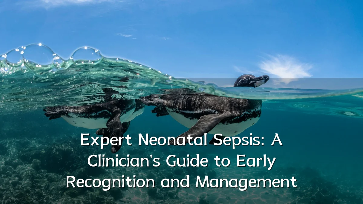 Expert Neonatal Sepsis: A Clinician's Guide to Early Recognition and Management