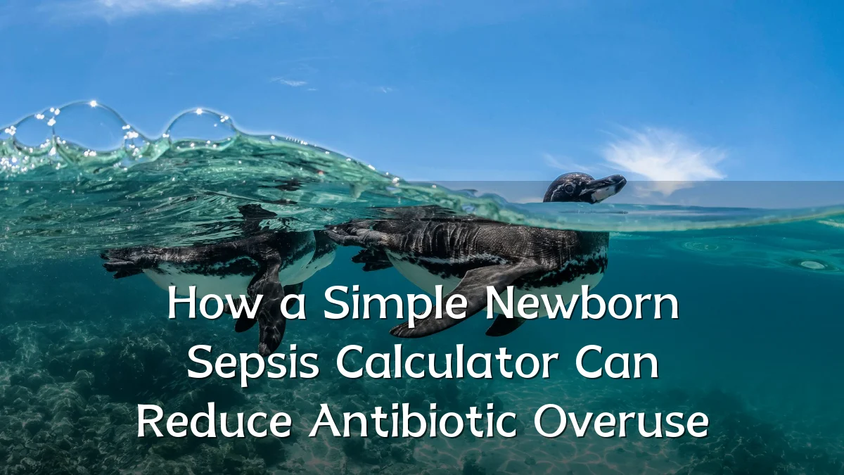 How a Simple Newborn Sepsis Calculator Can Reduce Antibiotic Overuse