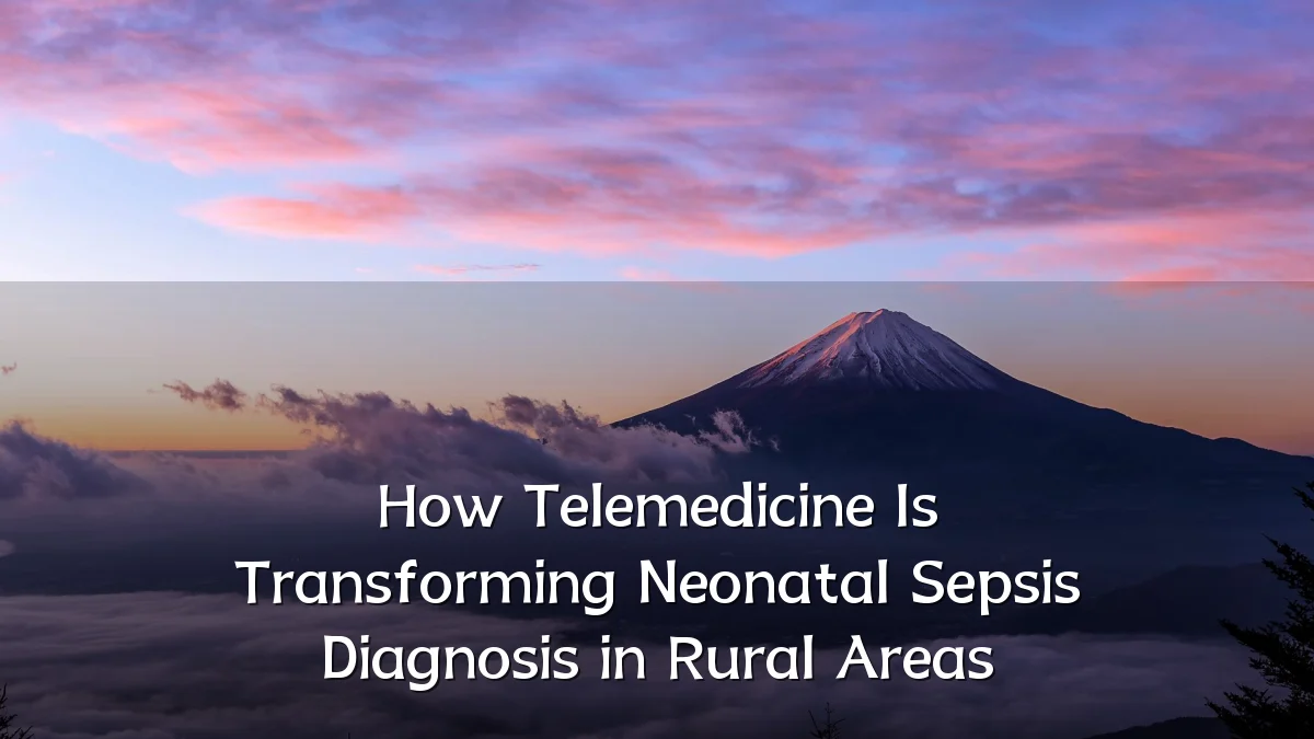 How Telemedicine Is Transforming Neonatal Sepsis Diagnosis in Rural Areas