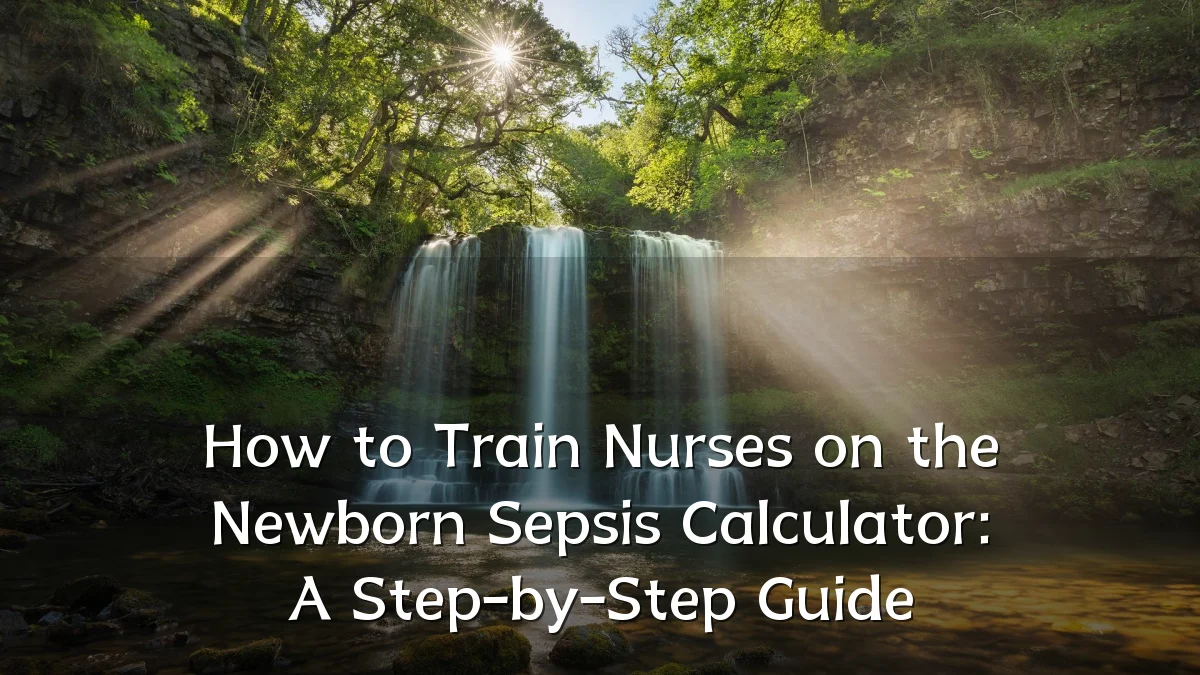 How to Train Nurses on the Newborn Sepsis Calculator: A Step-by-Step Guide