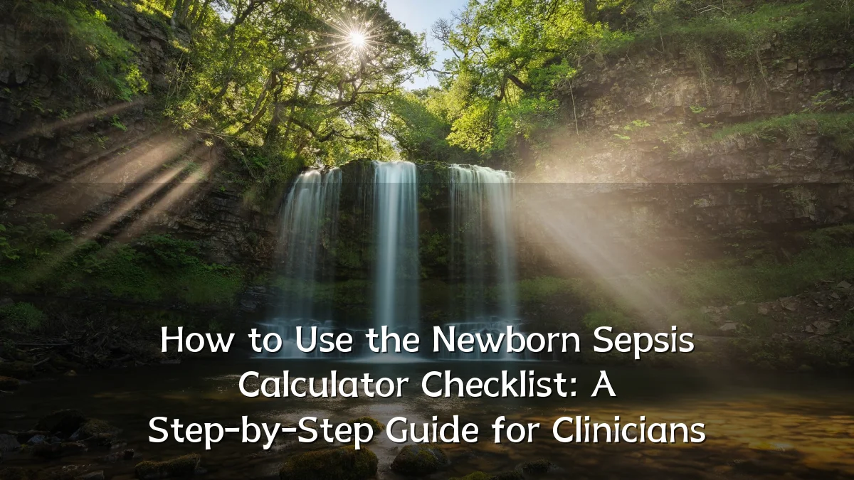 How to Use the Newborn Sepsis Calculator Checklist: A Step-by-Step Guide for Clinicians