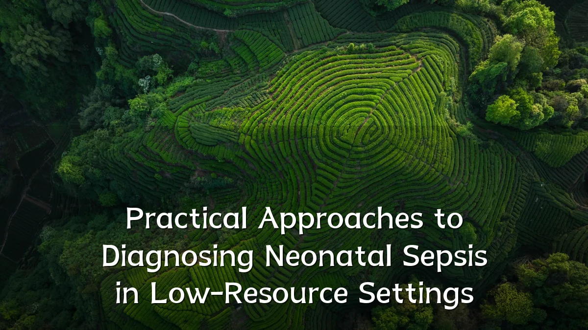 Practical Approaches to Diagnosing Neonatal Sepsis in Low-Resource Settings