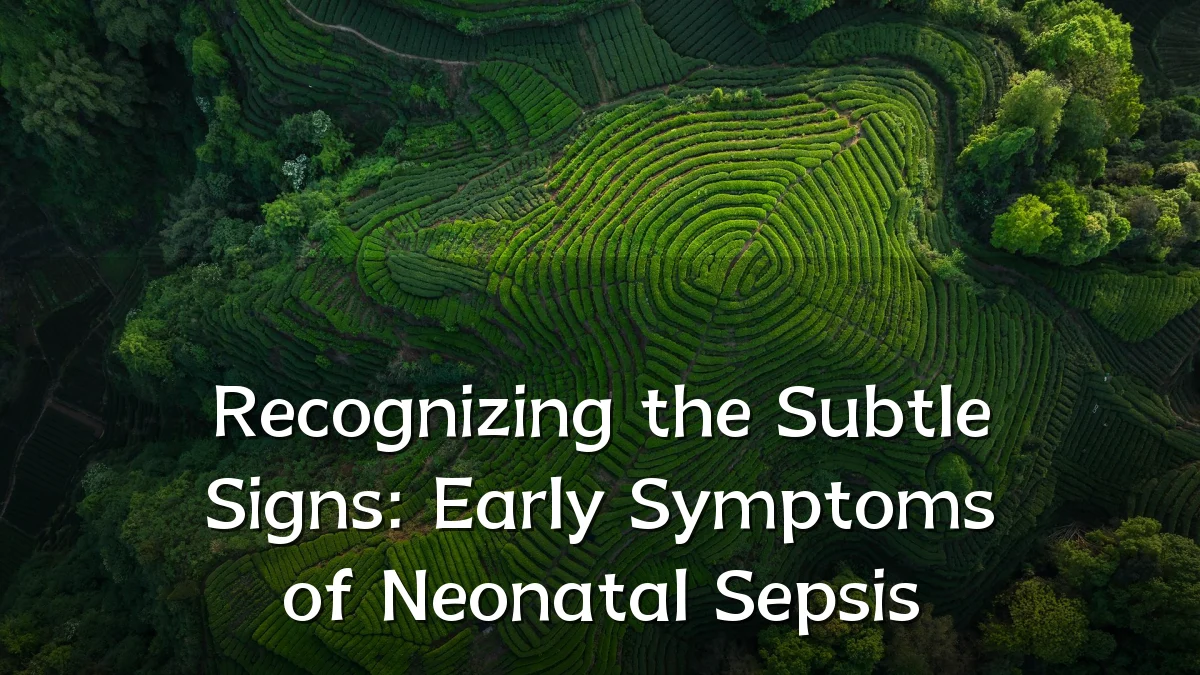 Recognizing the Subtle Signs: Early Symptoms of Neonatal Sepsis