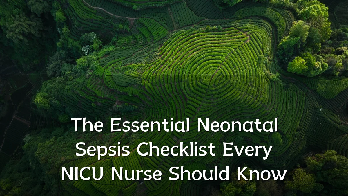 The Essential Neonatal Sepsis Checklist Every NICU Nurse Should Know