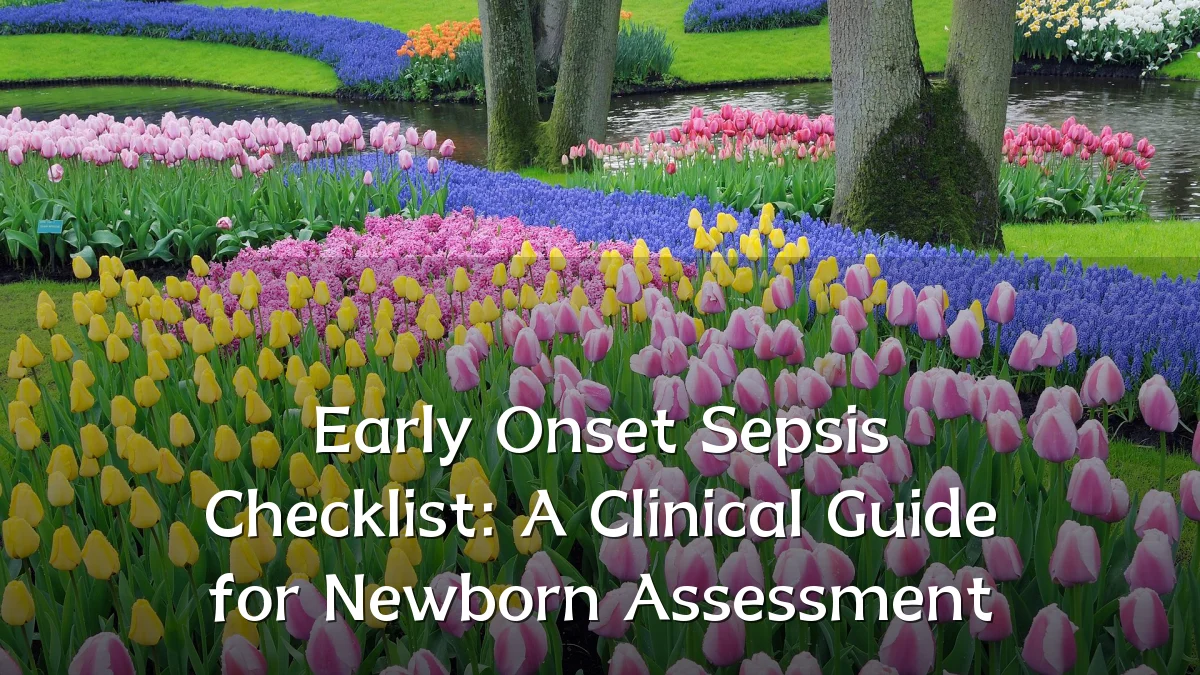 Early Onset Sepsis Checklist: A Clinical Guide for Newborn Assessment
