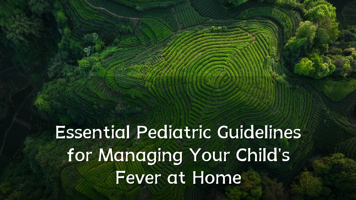 Essential Pediatric Guidelines for Managing Your Child's Fever at Home