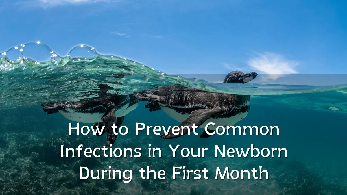 How to Prevent Common Infections in Your Newborn During the First Month