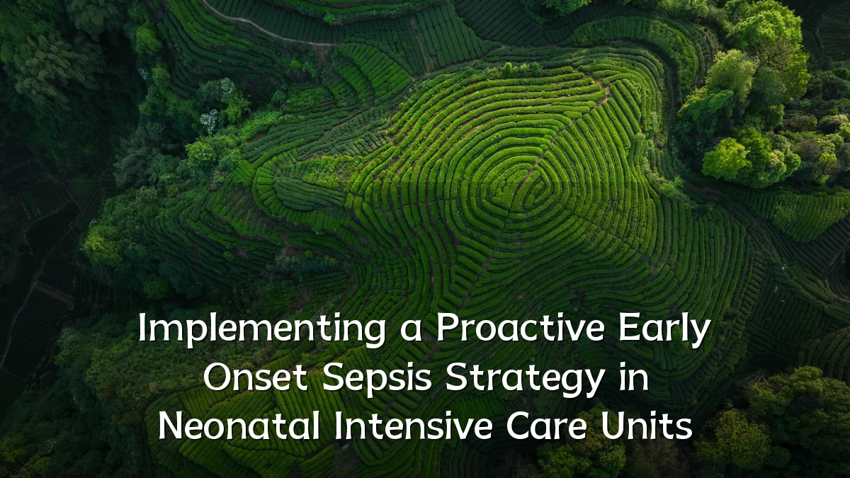 Implementing a Proactive Early Onset Sepsis Strategy in Neonatal Intensive Care Units