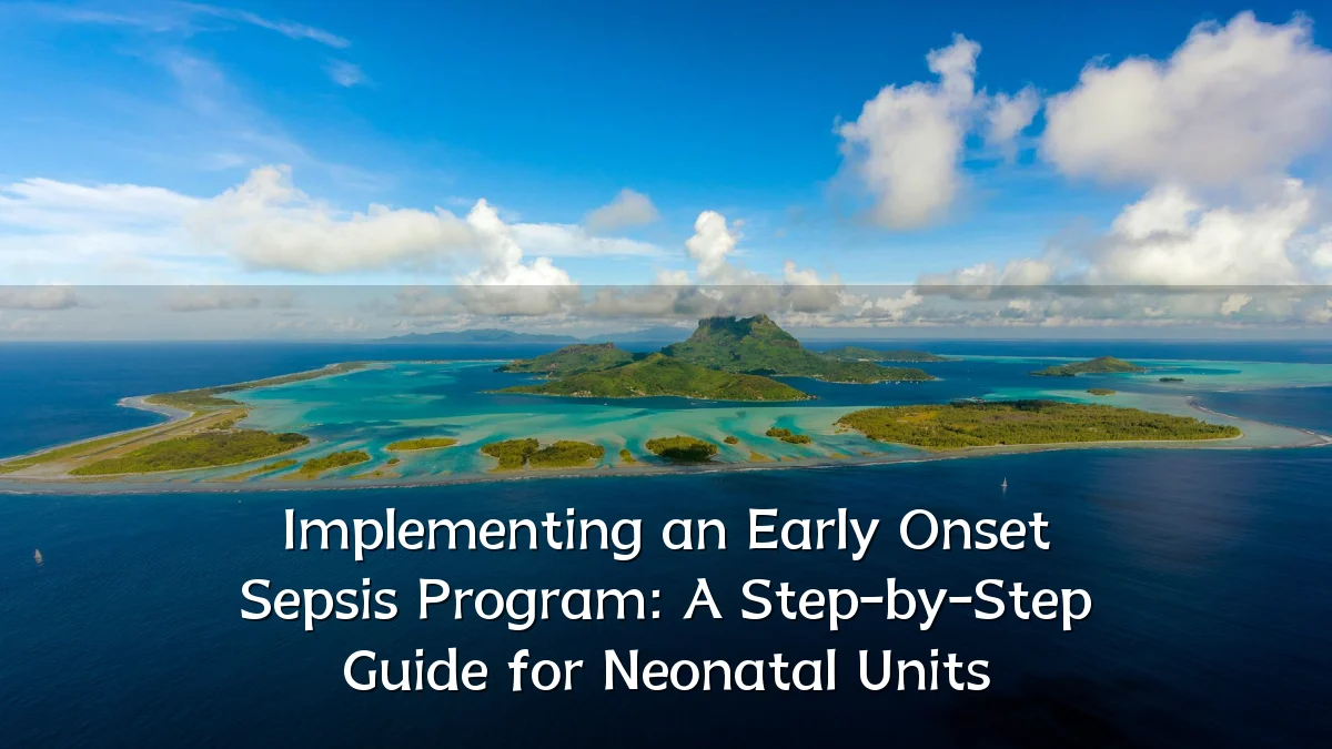Implementing an Early Onset Sepsis Program: A Step-by-Step Guide for Neonatal Units