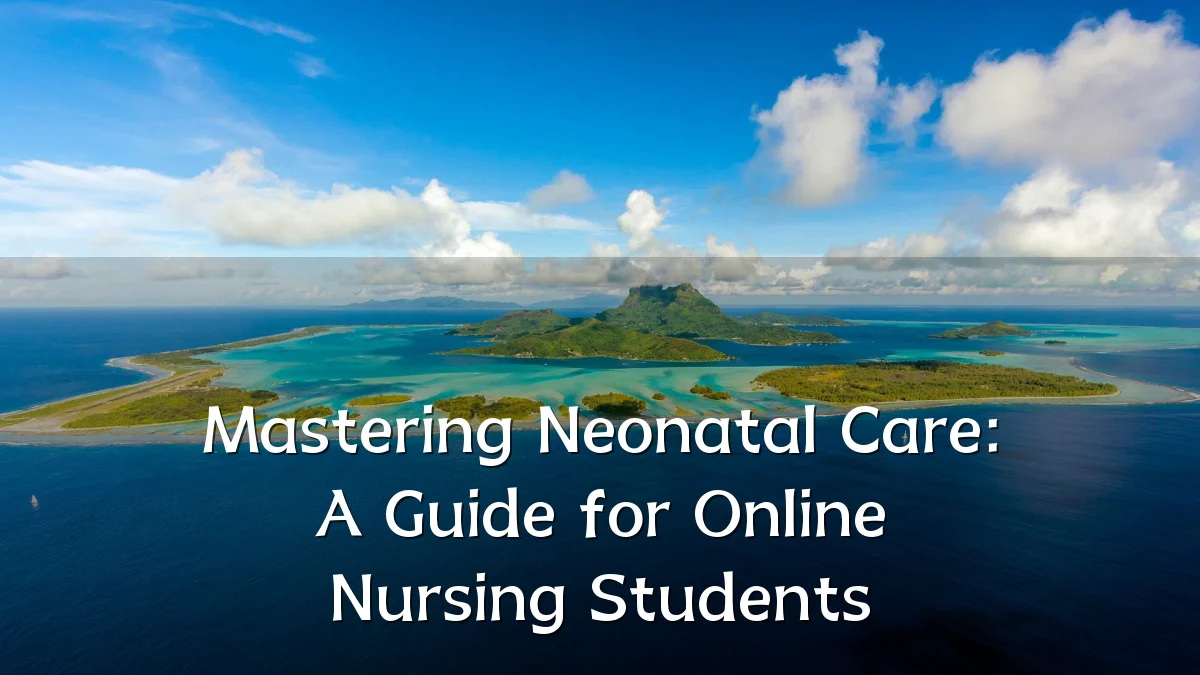 Mastering Neonatal Care: A Guide for Online Nursing Students