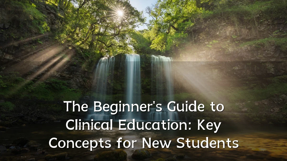 The Beginner's Guide to Clinical Education: Key Concepts for New Students