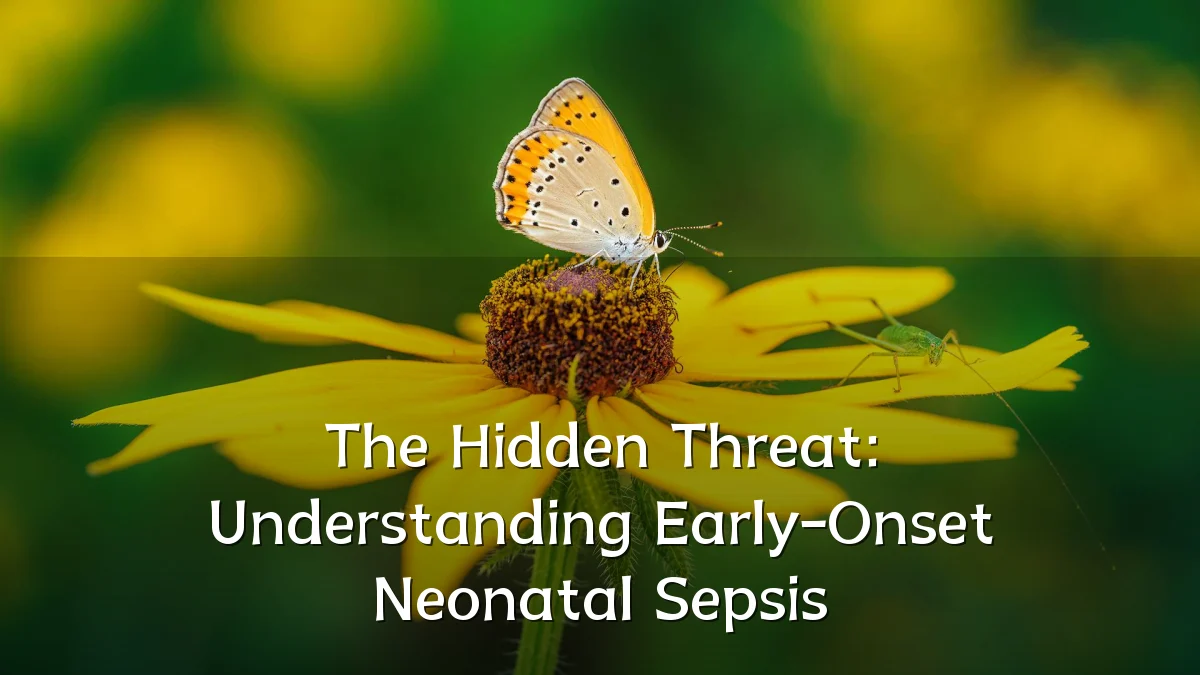 The Hidden Threat: Understanding Early-Onset Neonatal Sepsis