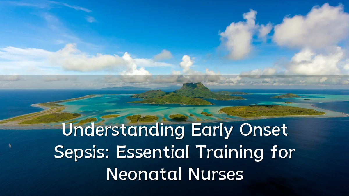 Understanding Early Onset Sepsis: Essential Training for Neonatal Nurses